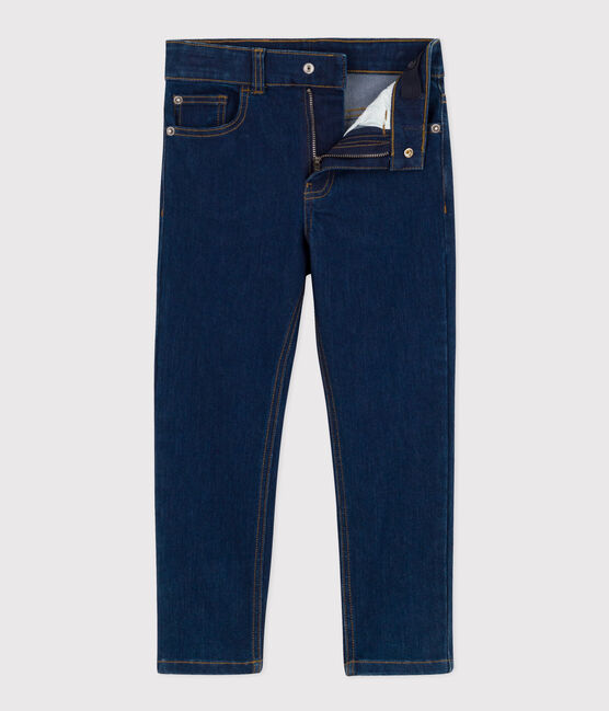 Kinder-Hose mit geradem Schnitt aus Denim für Jungen blau DENIM BRUT