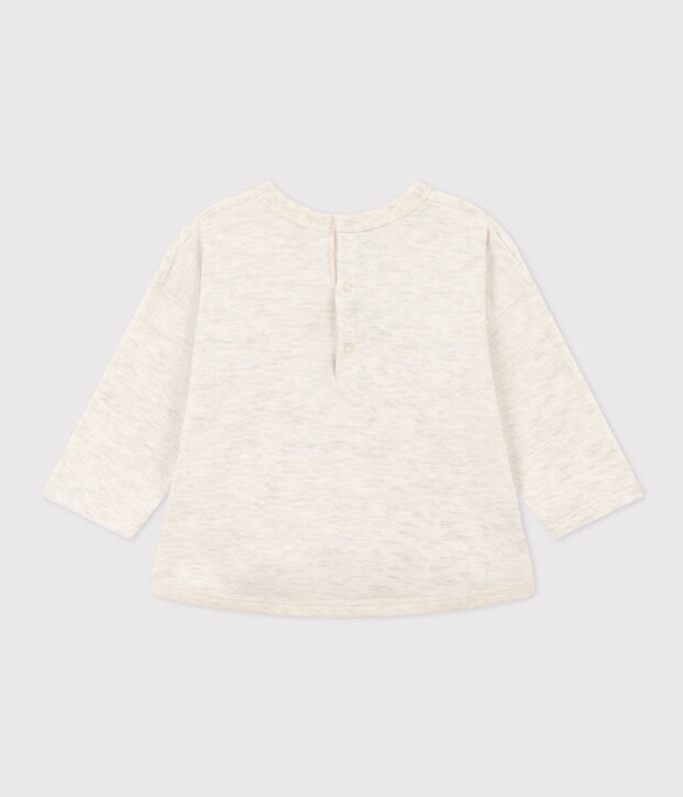 Lang&auml;rmeliges Baby-T-Shirt aus Doppeljersey MONTELIMAR CHINE