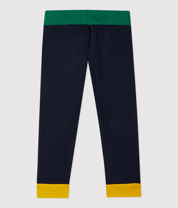 Baby-Hose aus Baumwolle blau/vielfarbig