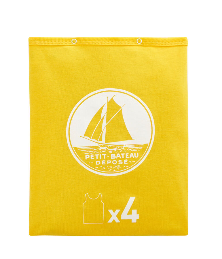 &Uuml;berraschungst&uuml;te mit 4 Unterhemden f&uuml;r Jungen vielfarbig