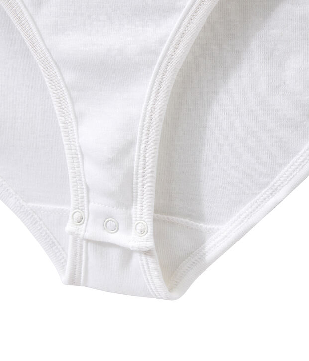 Damen-Body &bdquo;BODYCONIQUE&ldquo; aus Baumwolle weiss