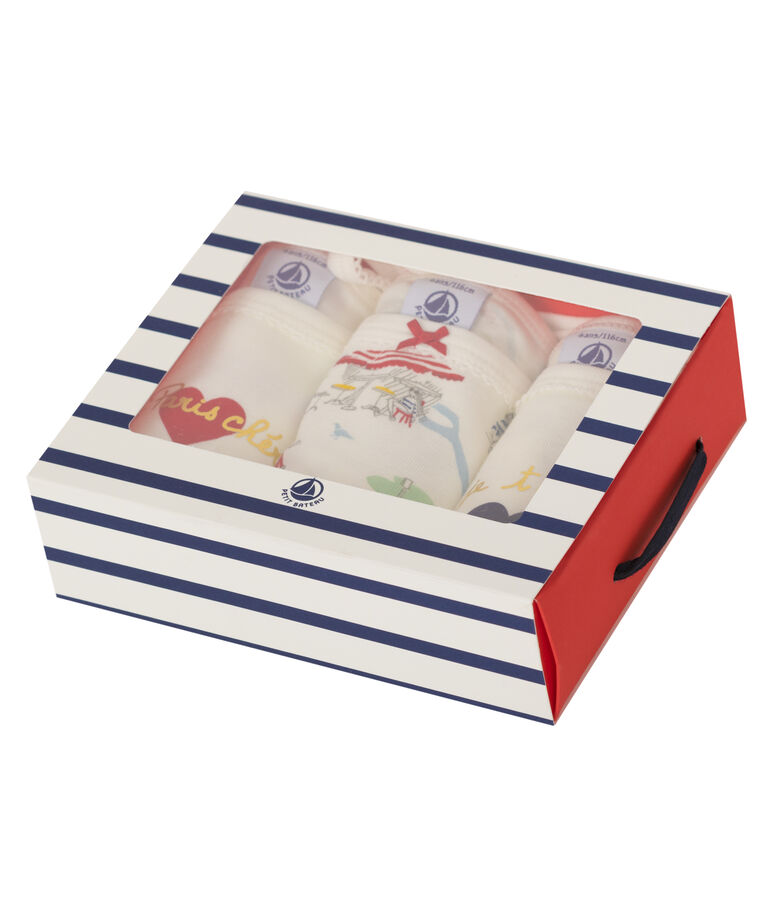 3er-Set Tr&auml;gerhemden f&uuml;r kleine M&auml;dchen vielfarbig