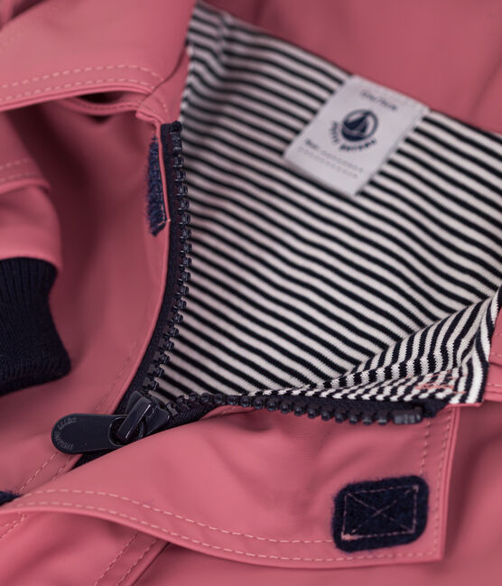 Ikonische Baby-Regenjacke rosa ROSEWOOD