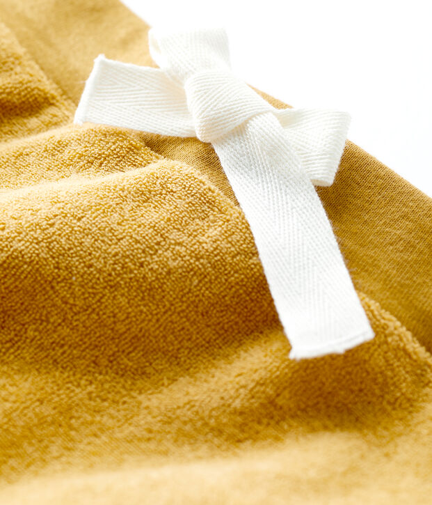 Baby-Shorts aus Frottee gelb