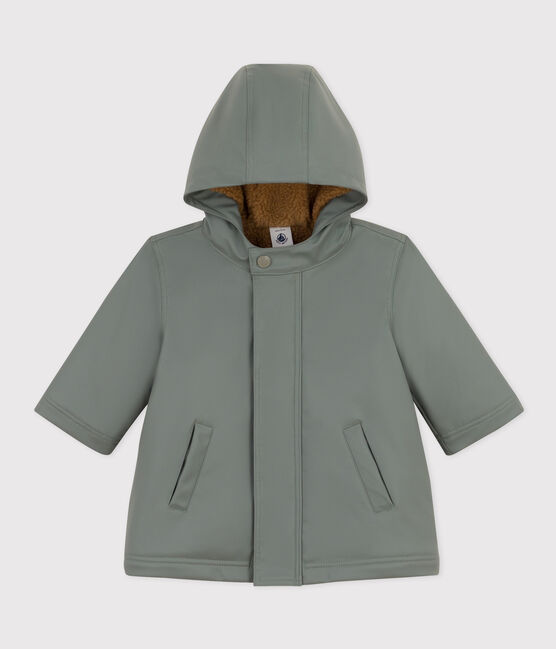 Warme Baby-Regenjacke grün THUYA