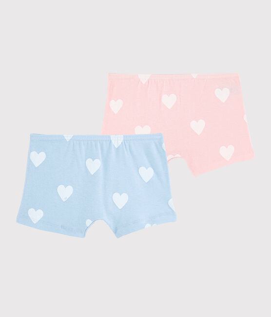 2er-Set Shortys aus Bio-Baumwolle mit Herz-Motiv für Mädchen variante 1