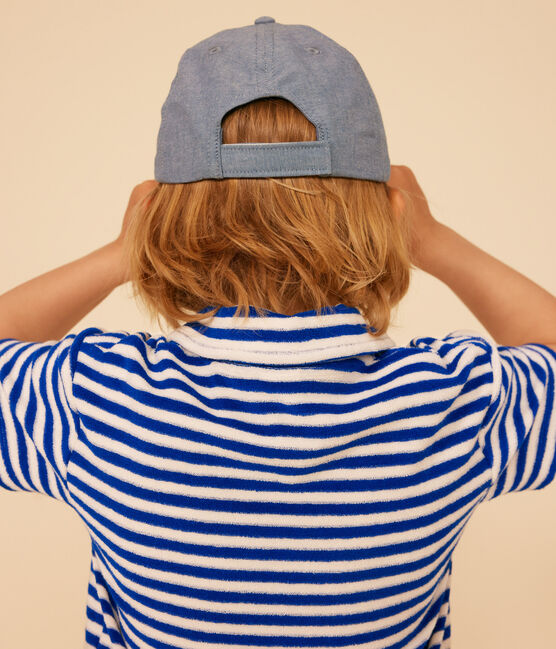 Schirmmütze aus himmelblauem Denim Kinder DENIM TRES CLAIR