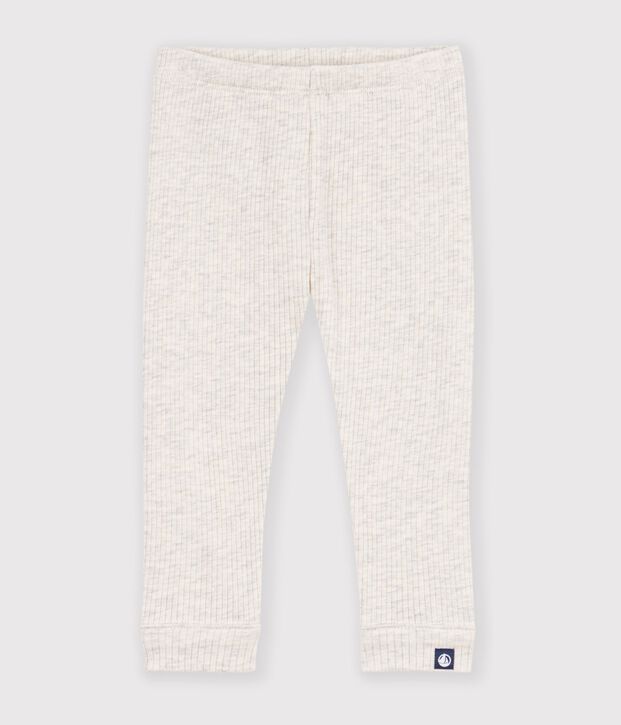 Baby-Leggings aus einfarbiger Baumwolle MONTELIMAR CHINE