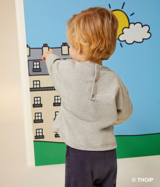 Baby-Sweatshirt Mr. Men und Little Miss aus Jersey  grau CHATON CHINE