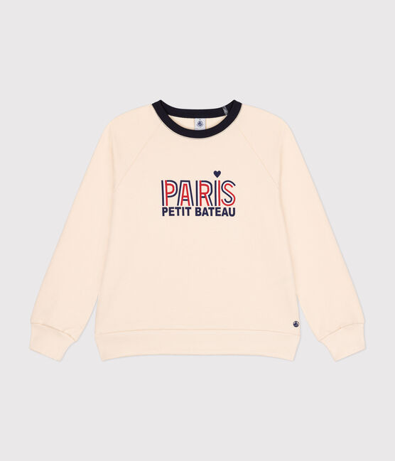 Damen-Sweatshirt aus Molton naturfarben AVALANCHE