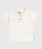 Kurzärmeliges Baby-Poloshirt aus Baumwolle mit Vintage-Schiffmotiv rot MILK/ POMPEI