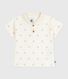 Kurzärmeliges Baby-Poloshirt aus Baumwolle mit Vintage-Schiffmotiv