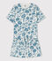 Pyjama aus Baumwolle für Damen weiss MARSHMALLOW/ ROVER