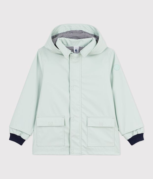 Ikonische Kinder-Regenjacke gr&uuml;n