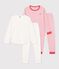 Set Kinder-Pyjamas aus bedruckter Baumwolle vielfarbig