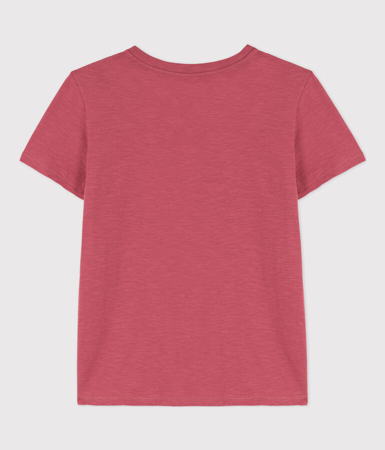 T-Shirt LE DROIT aus Baumwolle mit Rundhalsausschnitt rosa PAPI