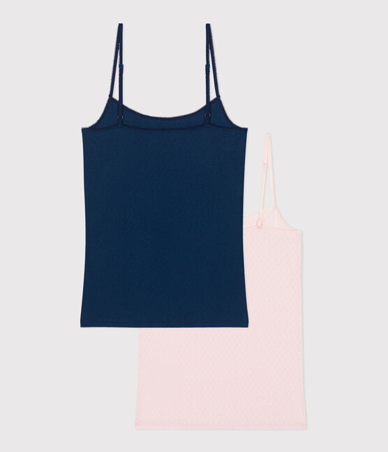 2er-Set Damen Spaghetti-Tops aus Baumwolle  variante 1