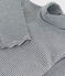 Langärmeliger gestreifter Baby-Body aus Baumwolle mit Rollkragen DUCKY/ MARSHMALLOW