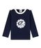 Baby-T-Shirt für Jungen blau SMOKING