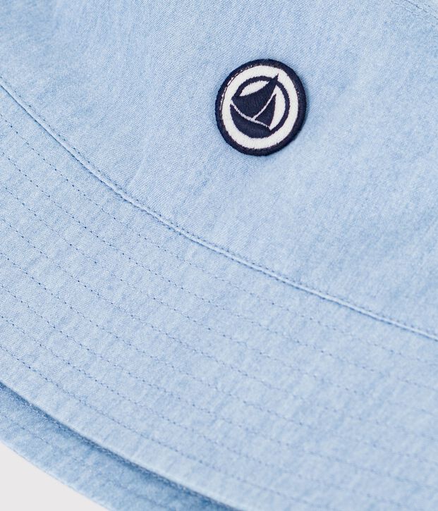 Kinder-Sonnenhut aus Denim blau