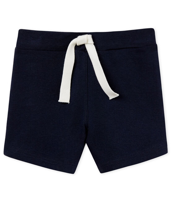 Einfarbiges baby-short jungen blau SMOKING