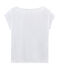 Kurzärmliges T-Shirt aus Sea Island-Baumwolle für Damen weiss ECUME