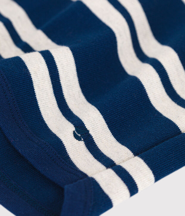 Baby-Sweatshirt aus dickem Jersey blau/beige