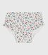 Baby-Badehose mit Rüschen und Blumenmuster