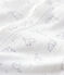 Langer Baby-Overall aus Bio-Baumwolle mit Murmeltier-Muster weiss MARSHMALLOW/grau GRIS