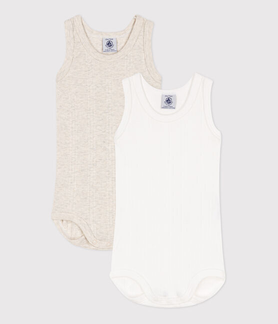 2er-Set ärmellose Baby-Body aus Baumwolle variante 1