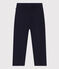 Kinderhose aus gestreiftem Baumwoll-Kattun Kinder/Jungen blau SMOKING