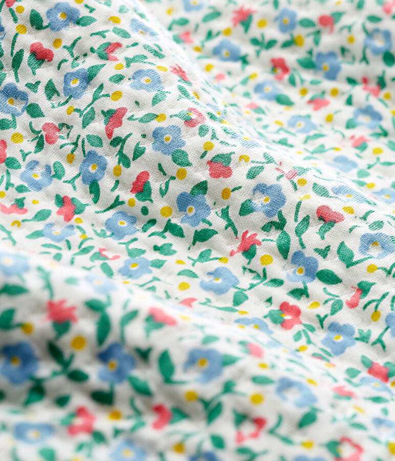 Kompakter Baby-Schlafsack aus Doppeljersey weiss MARSHMALLOW/weiss MULTICO