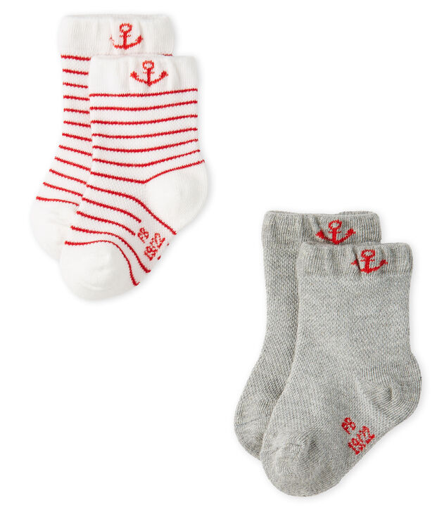 2er-Set leichte Babystr&uuml;mpfe Jungen vielfarbig