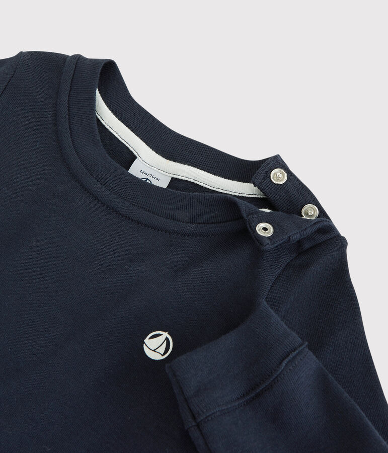 Baby-T-Shirt aus Baumwolle blau SMOKING