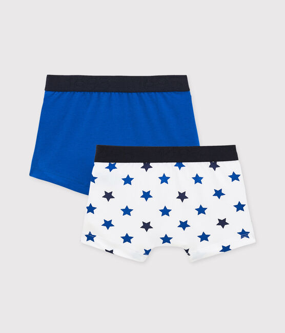 Jungen-Boxershorts im 2er-Set weiss LOT