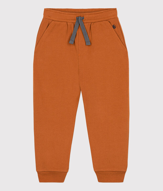 Kinder-Jogginghose aus Molton braun