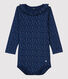 Baby-Body aus Baumwolle.