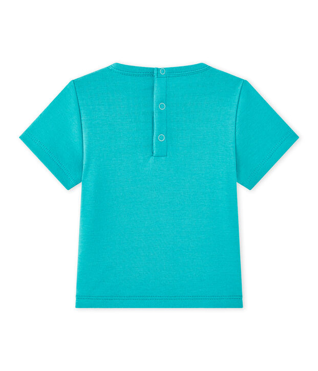Baby-Jungen-Kurzarmshirt gr&uuml;n Verger