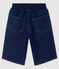 Kinder-Bermudas aus Denim für Jungen blau DENIM BLEU FONCE