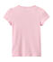 Mädchen-T-Shirt mit Schleifenapplikation rosa BABYLONE