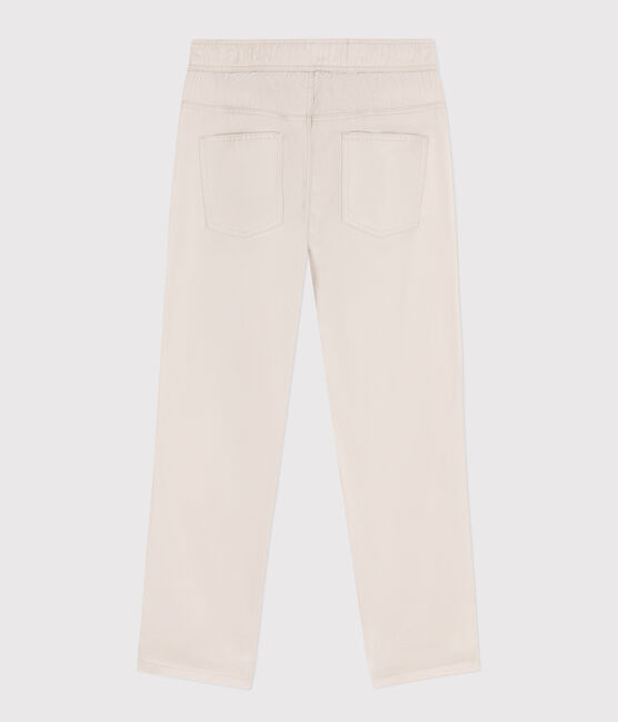Hose aus Sergestoff in Regular-Fit-Passform für Jungen beige FETA