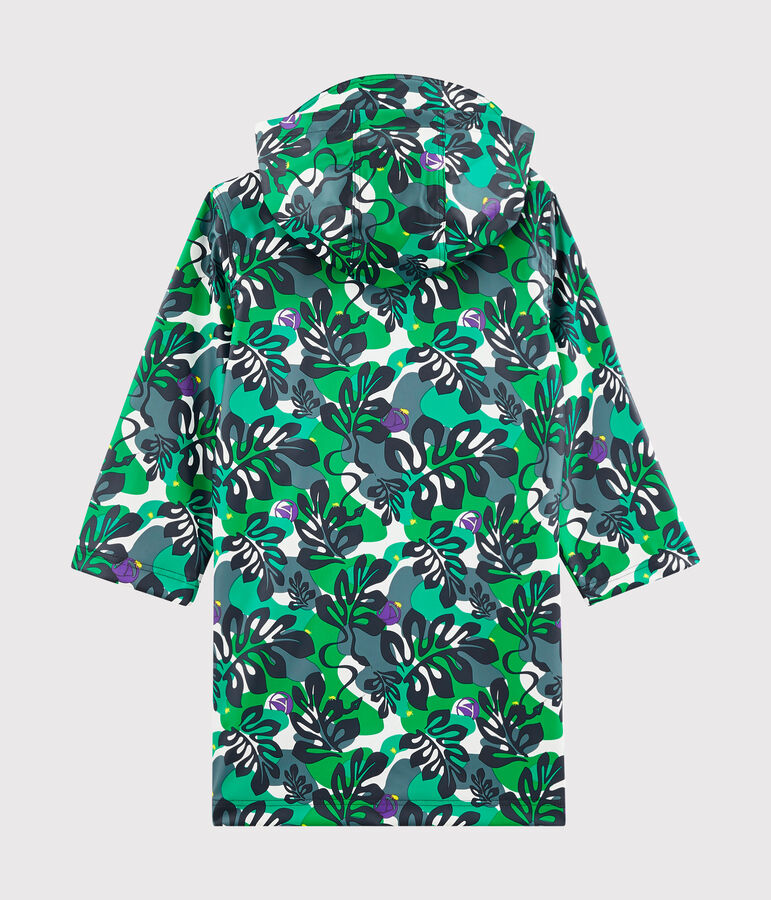 Kinder-Regenjacke f&uuml;r Jungen weiss/vielfarbig