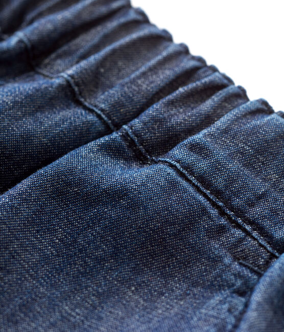 Baby-Shorts aus leichtem Bio-Denim blau DENIM
