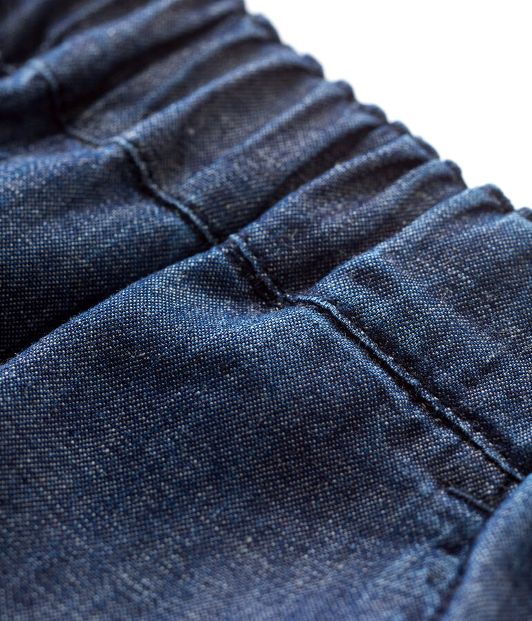 Baby-Shorts aus leichtem Bio-Denim blau