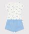 2-teiliges kurzes Baby-Set aus Baumwolle mit Tiermotiven FLO/ MULTICO