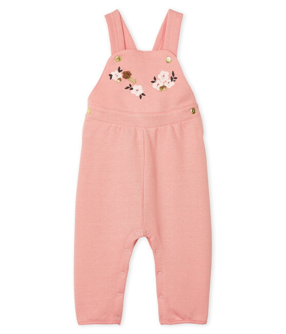 Lange Baby Latzhose Aus Molton Fur Madchen Petit Bateau