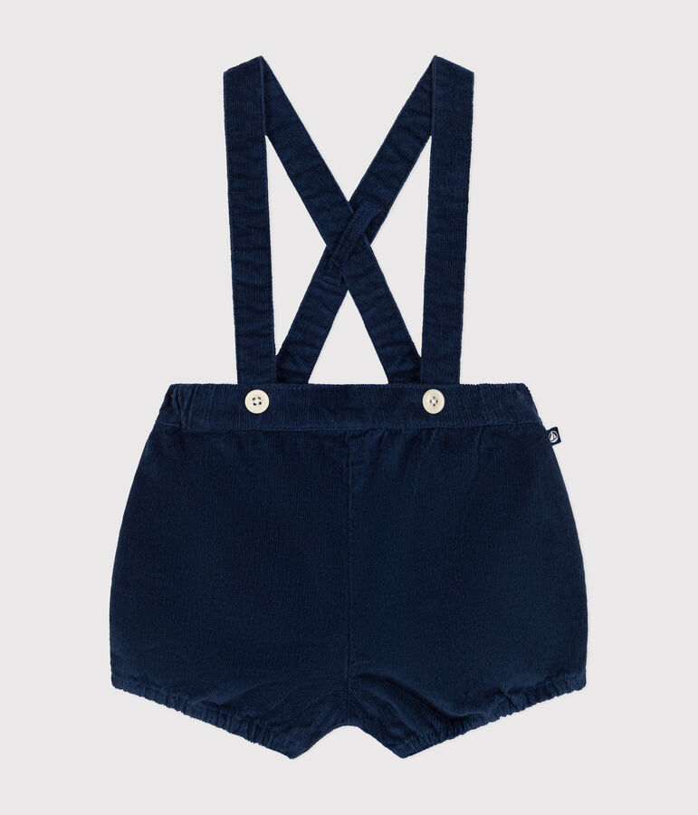Baby-Tr&auml;gershorts aus Cord blau