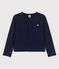 Cardigan aus Bio-Baumwolle für Mädchen blau SMOKING