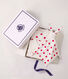 Set aus Stramplern, Body und Kuscheltiere f&uuml;r Babys (unisex) aus Baumwolle mit Herzmuster