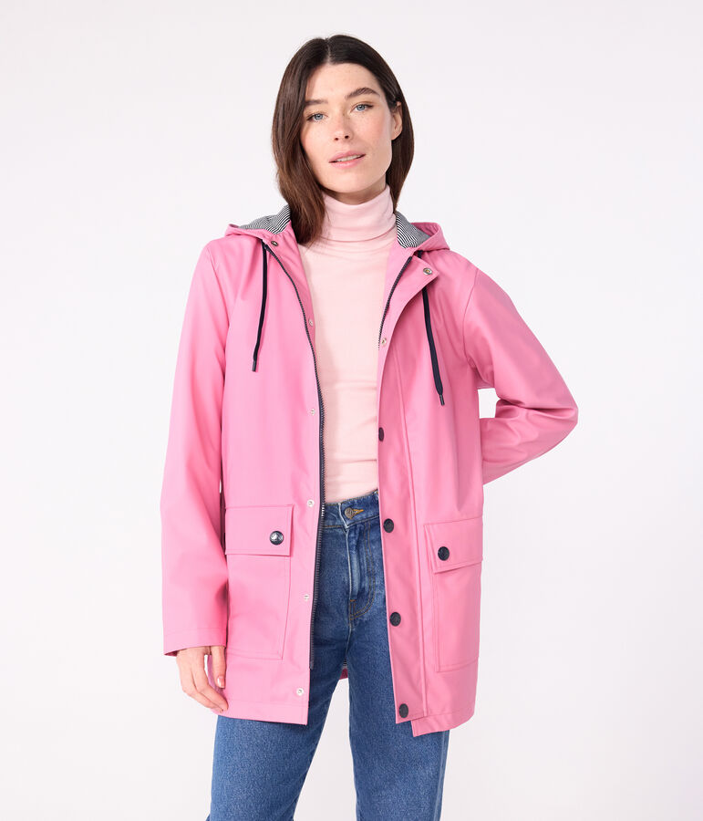 Ikonische Regenjacke Damen/Herren rosa